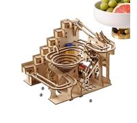 Tridimensional De Madera para Adultos | Kit De Construcción con Pistas De Cuentas | Mecanico con Engranajes Y Pistas De Cuentas | para Aliviar El Estres Adolescentes Hombres Estudiantes