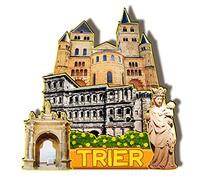 Trier Alemania Imán de madera 3D Imanes de nevera Viaje Coleccionables Souvenirs Decoraciones Artesanía Hecho a Mano
