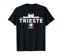 Trieste Italia City Travel - Símbolo de bandera italiana Camiseta