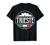 Trieste Italia City Travel - Símbolo de bandera italiana Camiseta