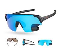 TriEye Eyewear View Sport Revo Max Blue - Gafas de natación (talla M), color azul