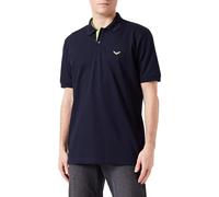 Trigema 621626124 Camisa de Polo, Azul, L Hombres