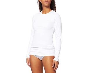 Trigema Langarm-Shirt - Camisa Mujer, color blanco, talla M