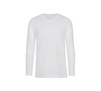 Trigema Langarm-Shirt - Top de Manga Larga de Fitness para Mujer, Color Blanco, Talla S