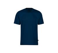 Trigema T-Shirt aus 100% Baumwolle Camiseta, Azul Oscuro, M para Hombre