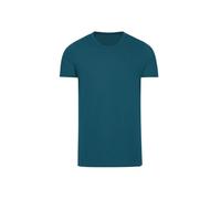 Trigema T-Shirt aus Baumwolle/Elastan Camiseta, petróleo, XL Hombres
