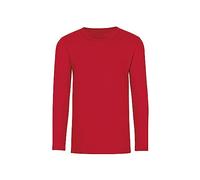 Trigema Trigema Mädchen Langarm-Shirt - Camiseta de manga larga Niños, Rot (kirsch 036), 6 años