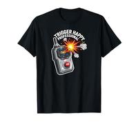 Trigger Happy Professional Funny Remote Fire Button Camiseta