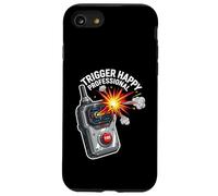 Trigger Happy Professional Funny Remote Fire Button Carcasa para iPhone SE (2020) / 7/8