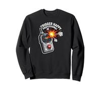 Trigger Happy Professional Funny Remote Fire Button Sudadera