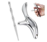 Triggerpunkt Massagerät Edelstahl Gua Sha Tool & Akupunkturstift Gua Sha Stein mit Ergonomischem Griff mit Triggerpunkt-Massage, Tiefengewebe Aliviung für Verspannungen von Nacken e