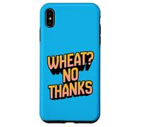 ¿Trigo? NO Gracias Ropa sarcástica Divertida celíaca sin Gluten Carcasa para iPhone XS MAX