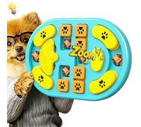 TRIGRAND Juguetes para Perros, Chirridos, Entrenamiento de Ci, Alivio del Aburrimiento, Juguete Interactivo Perro Comer Despacio,Lavable, Juguetes Adecuados para Perros Pequeños, Naranja y Amarillo