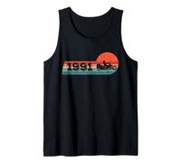 Trike Adulto Bike Cumpleaños Vintage Nacido en 1991 Triker Camiseta sin Mangas