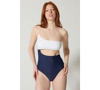 Trikini Fila - Azul - Bañador Asimétrico Mujer talla M