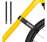 Trilancer Conjunto de 2 Correas de Sujeción Ajustables para Bicicleta, Esenciales para Transporte y Almacenamiento, Incluye Ganchos y Presillas, Soporte de Auto y Pared(65 cm x 3,8 cm)