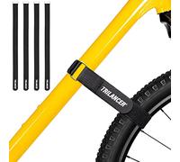 Trilancer Conjunto de 4 Correas de Sujeción Ajustables para Bicicleta, Esenciales para Transporte y Almacenamiento, Incluye Ganchos y Presillas, Soporte de Auto y Pared(65 cm x 3,8 cm)