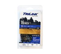 TriLink CL15055NSTL2 - Cadena de motosierra 3/8 LP semicincel .050 55DL NS compatible con/reemplazo para Troy-Bilt TB3516 Electric, TB4516 Electric, Stihl 009, 009L, 010, 011 S55-91PX