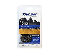 TriLink CL15056NSTL2 Cadena Loop 3/8 LP Semicincel .050 56DL NS, Negro