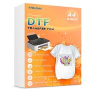 TRILINK DTF - Papel de película de Transferencia A4 (8.5 x 11 Pulgadas), 20 Hojas, Hojas de pretratamiento Transparente Mate de Doble Cara de… ( A4 (8.5" X 11")-60 Hojas)