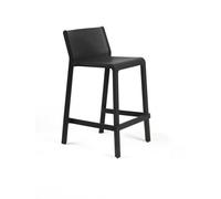 Taburete de Jardín 4 Patas Apilable Sin Brazos Nardi Trill Stool Mini 40353.02.000 Antracite