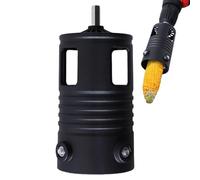 Trilladora eléctrica - Herramienta peladora de mazorcas de material PP de 6.1 x 2.8 pulgadas, perfecta para quitar granos, ayuda a cocinar en la cocina, pelar, dientes ajustables, artículo de limpieza