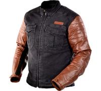 Trilobite Acid Scrambler, chaqueta de cuero/textil XL male Negro/Marrón
