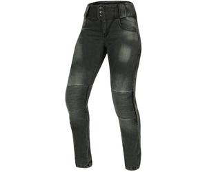 Trilobite Bella Motos Jeggings para damas, gris, Talla 32/32