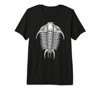 Trilobite Fossil Artrópodo Antiguo Dorsal Ver Paleontología Camiseta Premium