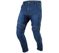 Trilobite Parado AAAA Doublelayer Slim Vaqueros de moto, Azul, Talla 44/32