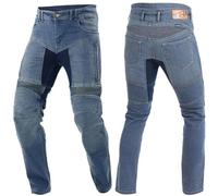 Trilobite Parado Blue Monolayer Slim Jeans da Moto, BLU, 38/32