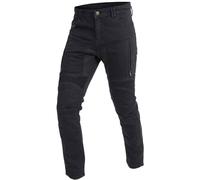 Trilobite Parado AAAA Doublelayer Slim Vaqueros de moto, negro, tamaño 34 36 para Hombres