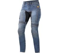 Trilobite Parado Doublelayer Slim Vaqueros de moto para mujer, azul, tamaño 26 32