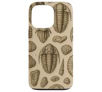 Trilobites Fossils and Rocks Pattern for Fossil Hunters Carcasa para iPhone 13 Pro