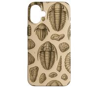 Trilobites Fossils and Rocks Pattern for Fossil Hunters Carcasa para iPhone 16 Plus