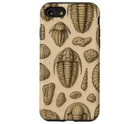 Trilobites Fossils and Rocks Pattern for Fossil Hunters Carcasa para iPhone SE (2020) / 7/8