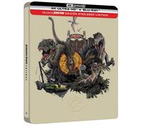 Trilogía Jurassic Park (Metal) [4K UHD, Blu-ray] (1993, 1997, 2001)