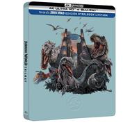 Trilogía Jurassic World (Metal) [4K UHD, Blu-ray] (2015, 2018, 2022)