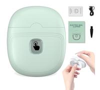Trim Master Pro Nail Trimmer, Niffties Trimmaster Pro Clippers, 2025 New 3-in-1 Automatic Electric NailClipper, Quiet with LED Light & Nails Scraps Storage for All Ages (Green)