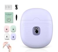 Trim Master Pro Nail Trimmer, Niffties TrimMaster Pro Clippers, 2025 New 3-in-1 Automatic Nail Trimmer with LED Light & Nails Scraps Storage, Designed for All Ages (Purple)