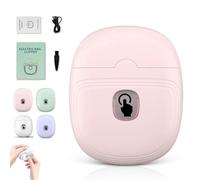 Trim Master Pro Nail Trimmer, Niffties TrimMaster Pro Clippers, 2025 New 3-in-1 Automatic Nail Trimmer with LED Light & Nails Scraps Storage, Designed for All Ages (Pink)