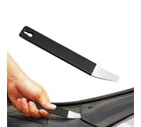 Trim Panel Tool, Trim Removal, Auto Maintenance Supplies for Dashboard Edge Board Installation, Top Refrigerator Counter Car Interior Work, Stainless Steel, Black Red