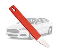 Trim Panel Tool, Trim Removal, Auto Maintenance Supplies for Dashboard Edge Board Installation, Top Refrigerator Counter Car Interior Work, Stainless Steel, Black Red