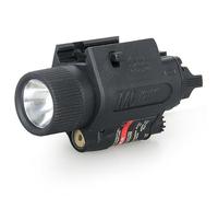 Trimax Linterna táctica con mira punto rojo integrado | Uso exclusivo deportivo. Linterna tipo laser para pistolas de aire y airsoft.