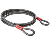 Trimax Trimaflex TDL1212 - Cable multiusos de doble bucle de 12 pies de largo x 12 mm, embalaje de tarjetas, acero