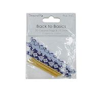 Trimcraft Dove Craft Back To Basics Cielo Azul Guirnalda flags20 Banderas Y 10 De Incienso, acrílico, Multicolor, 4 Piezas