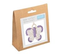 Trimits Haz tu propio kit de decoración de macramé, mariposa