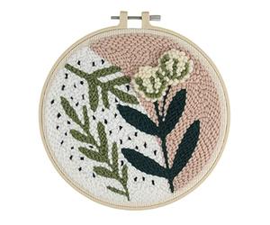Trimits Kit de aro de aguja perforadora, 20,3 cm, follaje floral