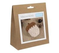 Trimits Kit de macramé de bellota de otoño | Incluye instrucciones para el cordón de macramé de algodón y un tutorial con código QR.