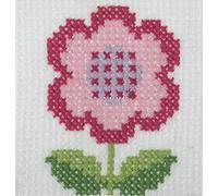 Trimits Kit de punto de cruz, diseño de flores, 15 x 15 cm